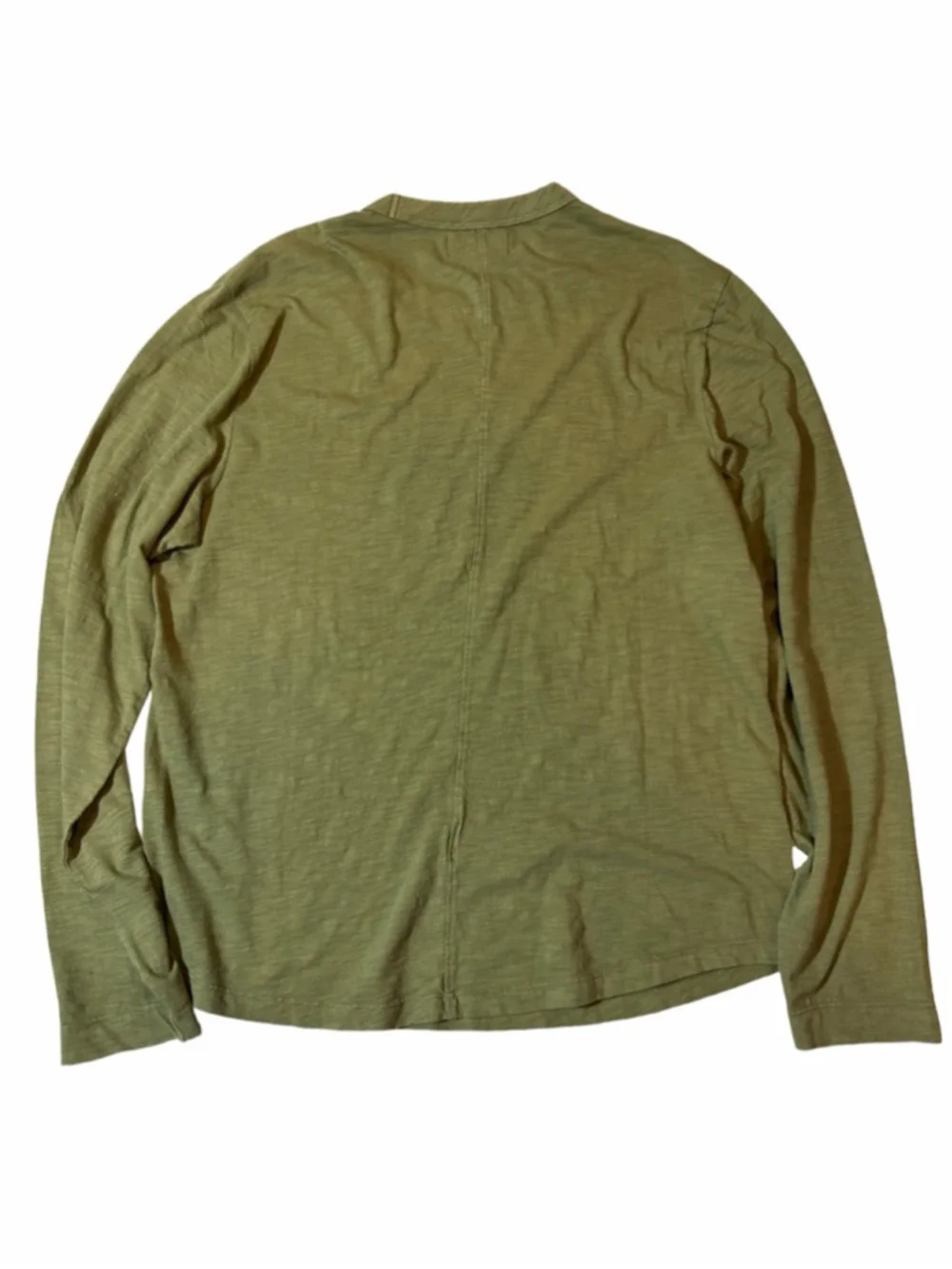 Banana Republic Olive Green Long Sleeve Tee M Lightweight Soft Minimalist